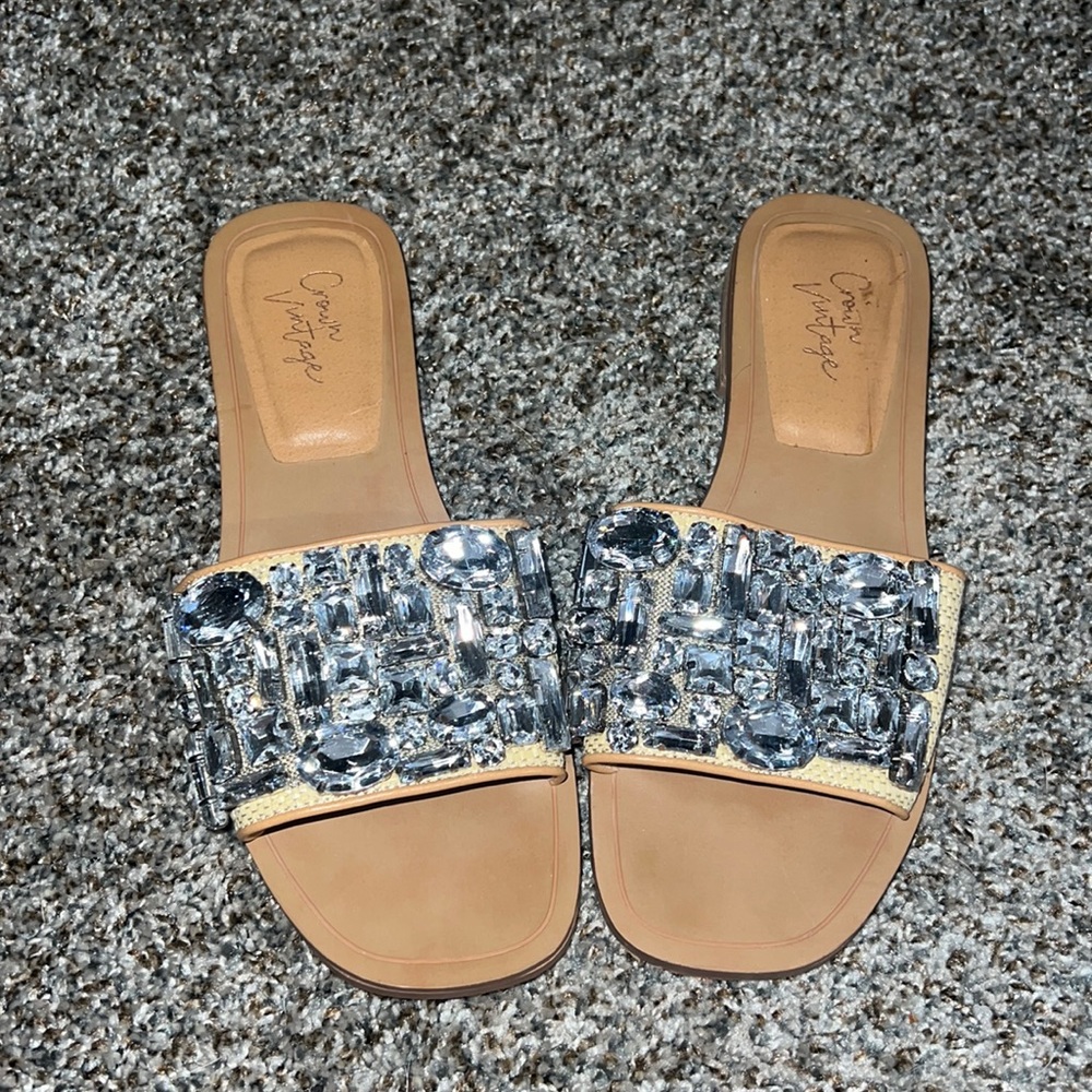 crown vintage sandals worn once